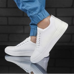 white sneakers
