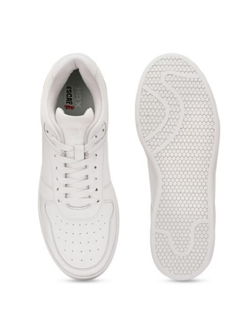 White Minimalist Everyday Sneakers - Image 2